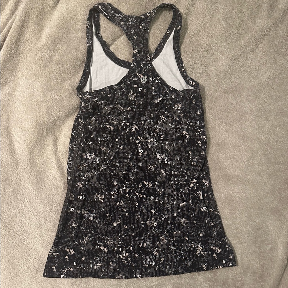Lululemon Floral Racerback Tank Top-Size 4